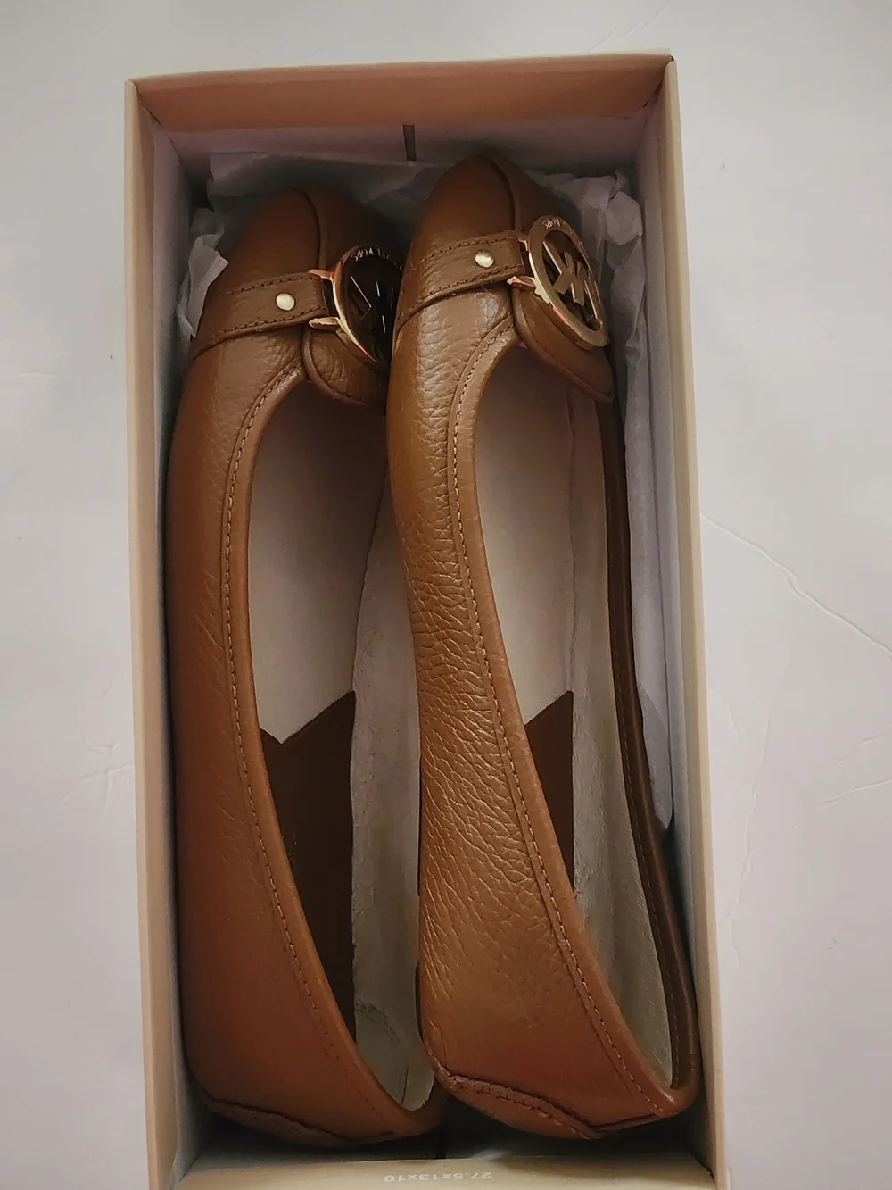 Michael Kors Brown Fulton Flats